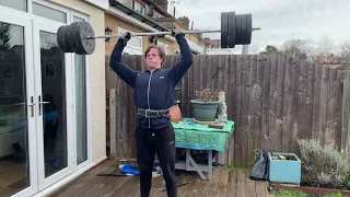 80kg Overhead press 1 rep max - @88kg