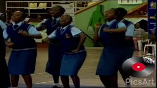 The Moi girls Nairobi school perfoming Princess Jully's Song Dunia Mbaya at the KMF 2016