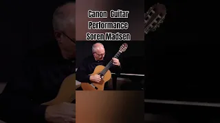 Canon (Johann Pachelbel) _ Danish Guitar Performance _ Soren Madsen #short #guitar