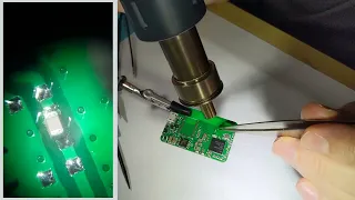 How to use a Hot Air Rework Station with Flux Soldering