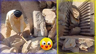 Satisfying STONE CRUSHER in Exclusive Action| HEAVEY Rock Crusher in Action| STONE Crushing Plant