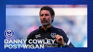 Danny Cowley post-match | Wigan Athletic 1-0 Pompey