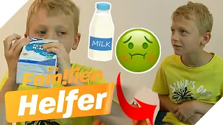 "Mir ist schlecht!" 🤢 Warum trinkt Noah Milch trotz Laktoseintoleranz? | Die Familienhelfer | SAT.1