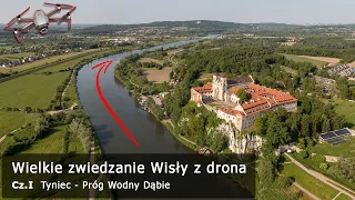 A grand tour of the Vistula River from a bird's eye view part 1 Tyniec - Dabie Water Sill