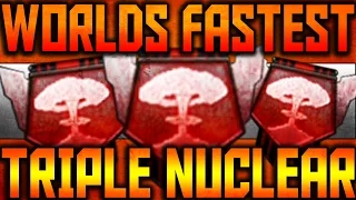 Black Ops 2 - WORLDS FASTEST TRIPLE NUCLEAR! (BO2 Fastest Triple Nuclear)