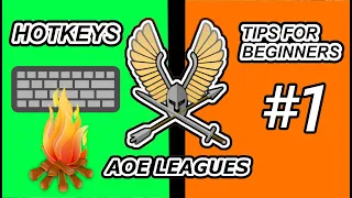 Aoe2 | Tips for beginners #1 | HOTKEYS