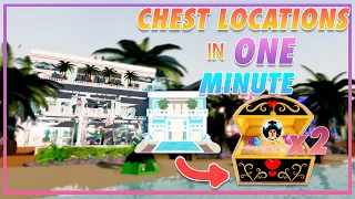 All Beach House Chest Locations 2022 | ROYALE HIGH