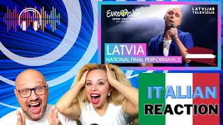 Must-Watch: Italian Reacts to Dons - Hollow Latvia 🇱🇻 Eurovision 2024
