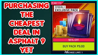 What's Inside the Cheapest Deal in Asphalt 9 Yet? Just lNR 9.00 🤭