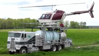 Spraying with a Helicopter