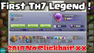 First th7 legend finally! new Th7 world record 2018 |th7 legend How to reach legend with th7?|synthe