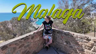 Day in MALAGA | Castillo de Gibralfaro, Alcazaba & Malagueta Beach!