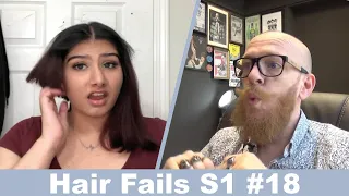 She did not wanted to cut her hair so short - Hairdresser reacts to Hair Fail #hair #beauty