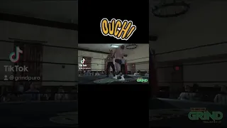 SOUND ON! Anthony Henry caves in Travis Huckabees chest (ROH, AEW, GRIND Puro)