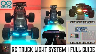 DIY RC Car / Truck Scale LED Light System With Arduino | Head Lamps / DRL / Turn Signals / Brake