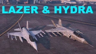 GTA Online - Гидра и Лазер - сравнение и как их получить(Hydra & Lazer)