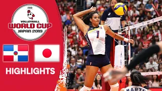 DOMINICAN REPUBLIC vs. JAPAN - Highlights | Women's Volleyball World Cup 2019