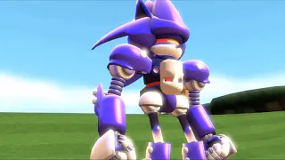 Metal Sonic vs Mecha-Sonic
