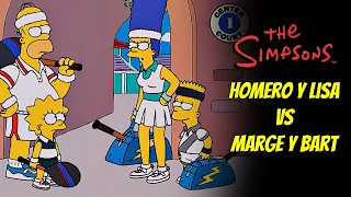 Los Simpson - Homero y Lisa VS Marge y Bart