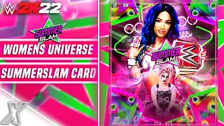 WWE: Summerslam Match Card (2K22 Universe)