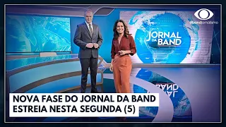 Band estreia novo Jornal da Band nesta segunda-feira (5) | Jornal da Band