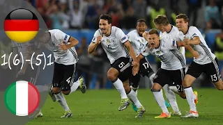 Germany vs Italy 1(6)-(5)1 Euro 2016 Extended Highlights |Arabic Commentary🔥🎤| #Euro2016