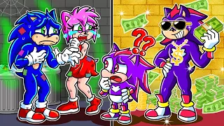 POOR Sonic Family vs RICH Shadow | Sonic the Hedgehog 2 Animation | Sonic's Official Channel