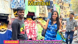 Hill Road Market Bandra west Mumbai | best market for street shopping 2024 #bandra #mumbai #hillroad