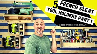 I'm Making French Cleat Tool Holders! Tool Holder for Multiple Hand Tools. Scroll Saw Holder