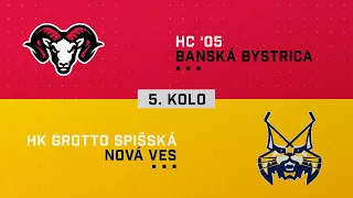 5.kolo štvrťfinále HC 05 Banská Bystrica - HK GROTTO Spišská Nová Ves HIGHLIGHTS