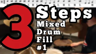 Mixed Drum Fill #1 | Drum Lesson - Ariel Kasif