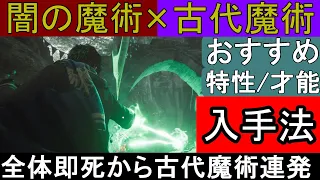 【ホグワーツレガシー】闇の魔術と古代魔法のおすすめ構成！才能と特性の入手方法！【Hogwarts Legacy】