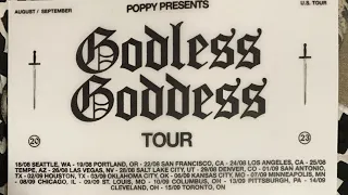 Poppy Live (Full Set 4K) Godless/Goddess Tour @ The Aztec Theater in San Antonio, TX 09/01/2023