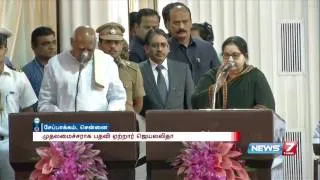 Jayalalithaa sworn-in as Tamil Nadu CM again | News7 Tamil