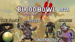 Legendary Edition gameplay! Kislev (the Sage) vs Underworld (cKnoor) - Blood Bowl 2