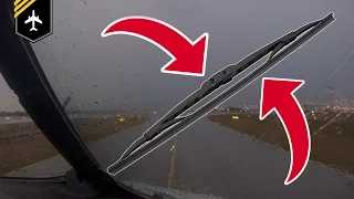 Do airplanes have windscreen wipers? explained by Captain Joe