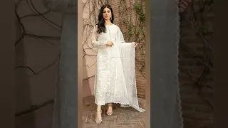 latest white and off white suits design2022/designer white suit/KURTI ideas for girl#fashion#viral