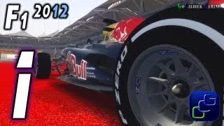 F1  2012 Walkthrough - Gameplay Part 1 - Young Driver Test (Day 1)