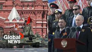 Victory Day parade: Putin says "real war" being waged on Russia