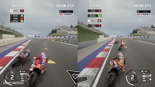 MotoGP 24 - Local Split-Screen - Red Bull Ring Circuit - 3 Laps - Gameplay