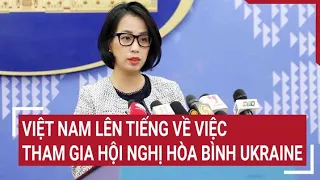 Việt Nam lên tiếng về việc tham gia hội nghị hòa bình Ukraine