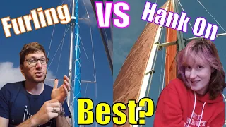 Is Hank-on BETTER than Furling? | Sailing Wisdom