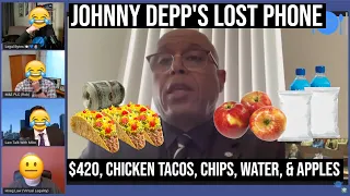 $420, Chicken Tacos, Bags of Chips, Apples, and Water | The Reward For Returning Johnny Depp's Phone
