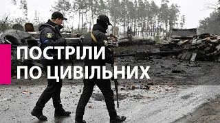 Аеророзвідка "Азова" зняла момент, як окупанти стріляють у бік мешканця Бучі