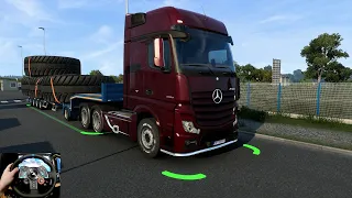 Euro Truck Simulator 2 | Uzhhorod - Lviv | Mercedes-Benz Actros | Logitech G29 Gameplay