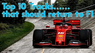 Top 10 Tracks that should return to Formula 1