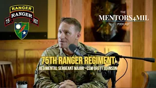 75th Ranger Regiment's Regimental Sergeant Major - CSM Brett Johnson