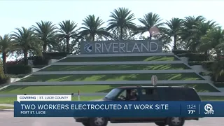 2 workers electrocuted after Port St. Lucie construction accident