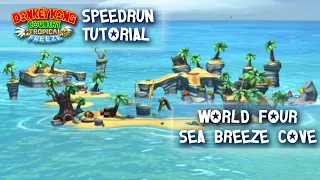 Tropical Freeze Speedrun Tutorial - World 4