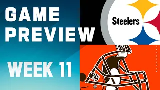 Pittsburgh Steelers vs. Cleveland Browns | 2023 Week 11 Game Preview